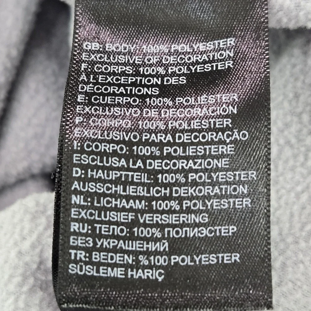 The North Face Men Sweatshirt‎ S Gray Colorblock Astro Ridge Fleece Logo